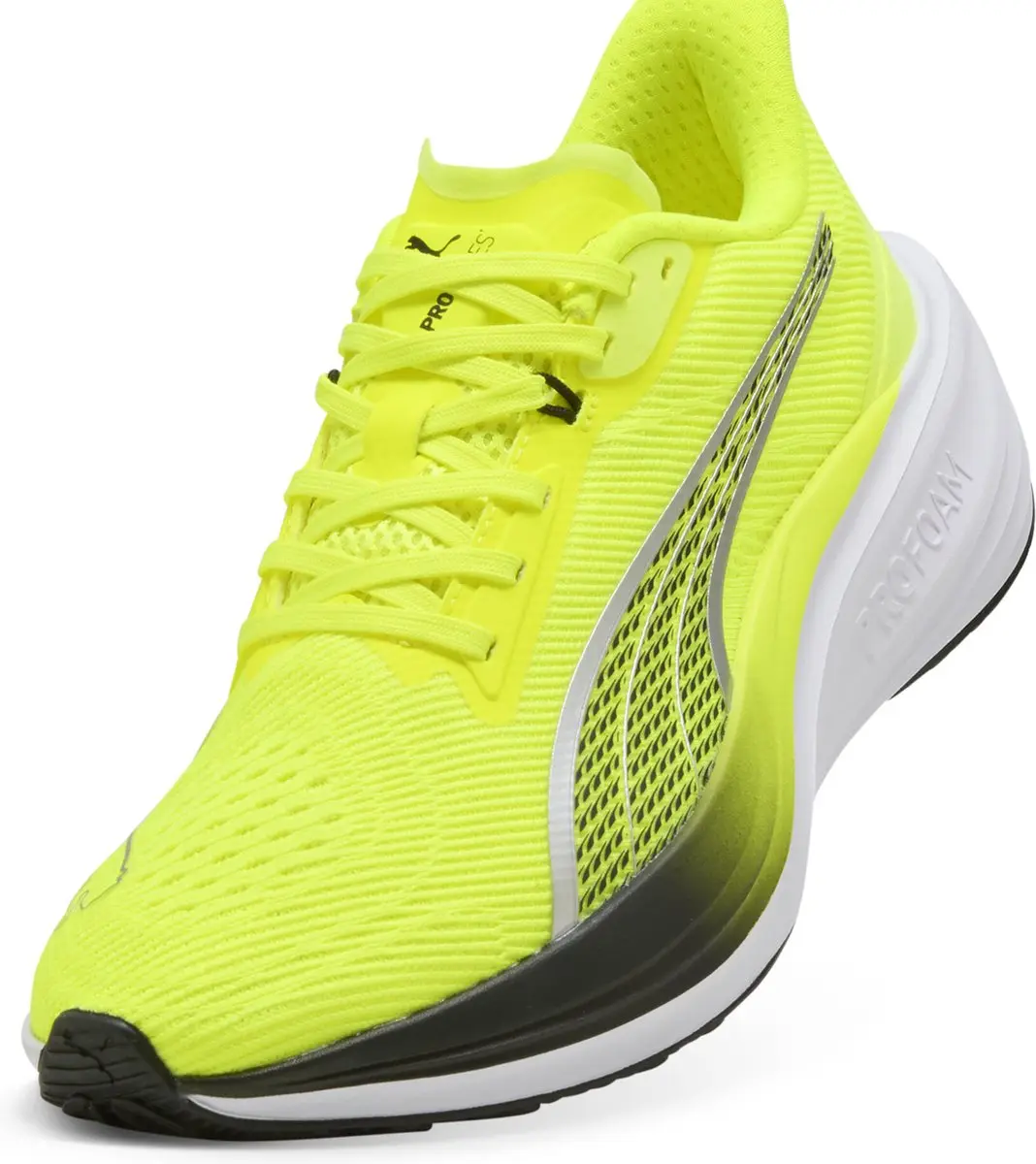 PUMA Darter Pro Sportschoenen - 40 - Geel/Zwart - afbeelding 6 van 6