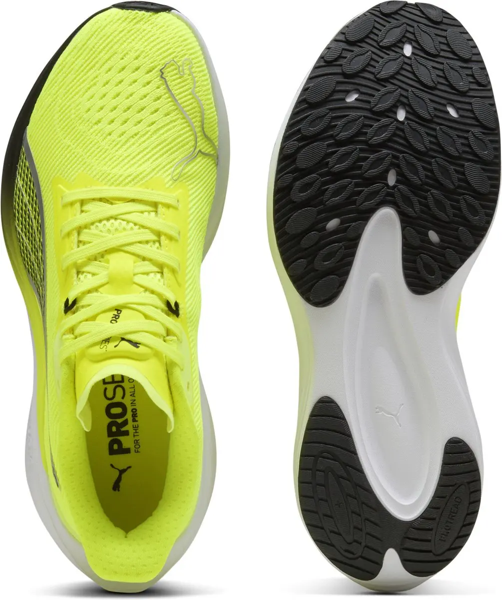 PUMA Darter Pro Sportschoenen - 40 - Geel/Zwart - afbeelding 4 van 6