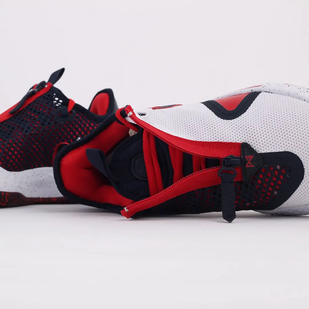Nike PG 4 Team USA CD5079-101 Basketbalschoenen - Maat 40 - Wit/Zwart/Blauw - afbeelding 6 van 6