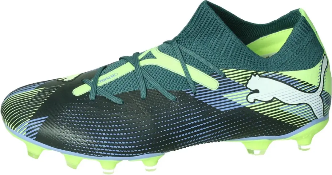 PUMA Future 7 Match Voetbalschoenen 39 - Blauw/Zwart