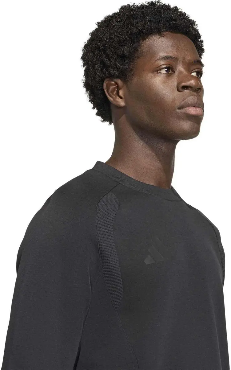 Adidas Sport Sweater TT Crew Zwart - S