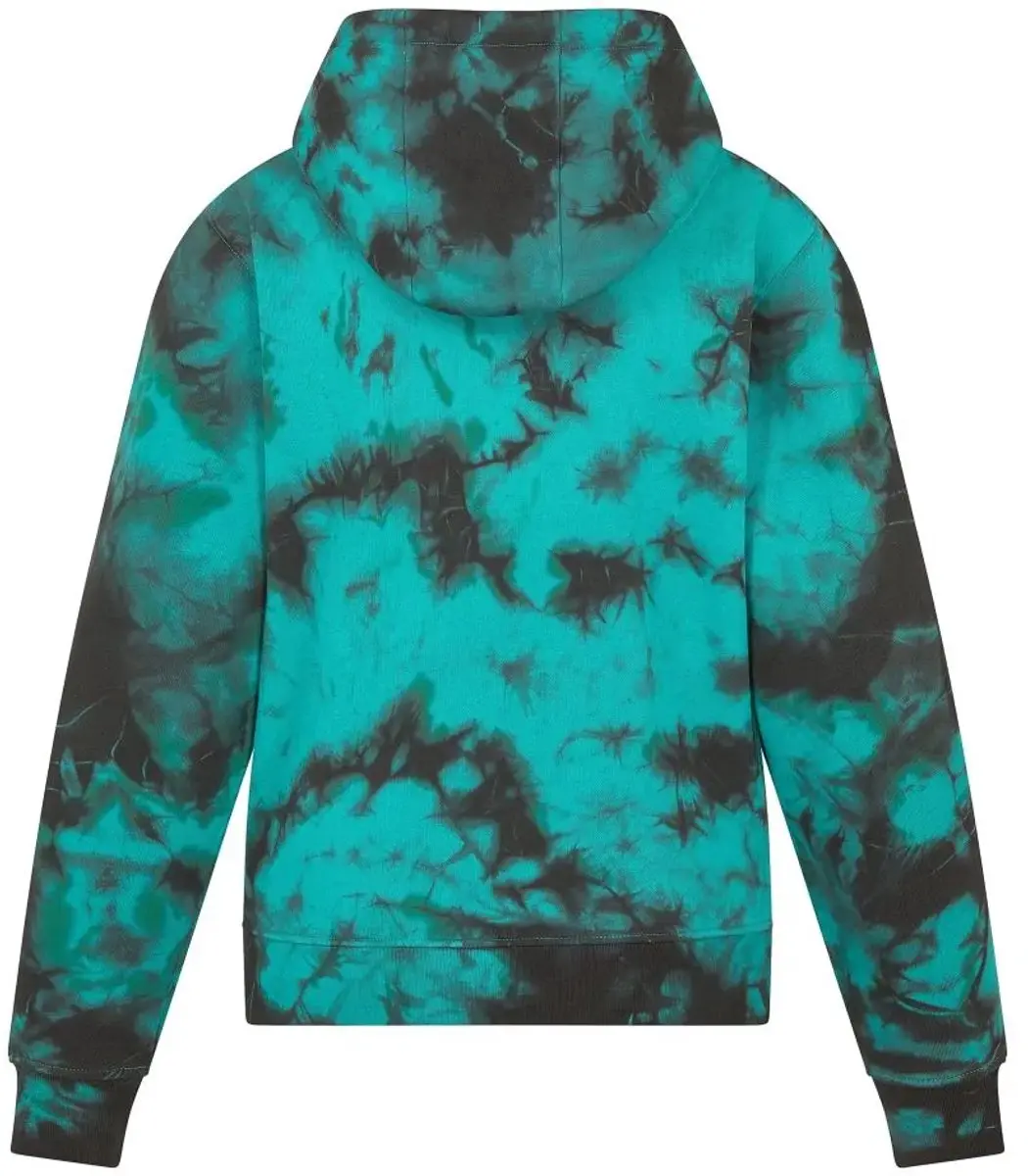 Mercedes WMNS MAPF1 FW Tie Dye Hoodie - Groen M