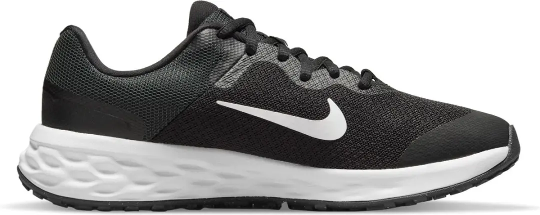 Nike Revolution 6 Next Nature GS Hardloopschoenen 38,5 - Zwart/Wit