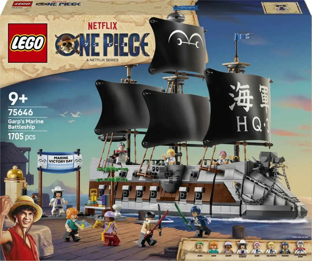 LEGO ONE PIECE Slagschip van Garp 75646