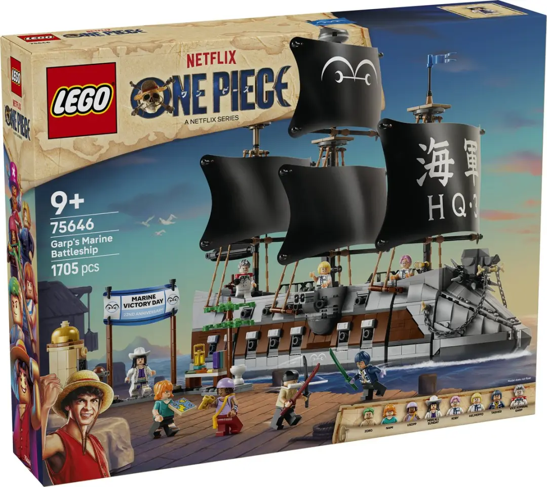 LEGO ONE PIECE Slagschip van Garp 75646 - 1705 Stukken - Meerkleurig