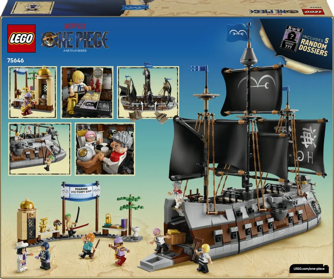 LEGO ONE PIECE Slagschip van Garp 75646 - 1705 Stukken - Meerkleurig