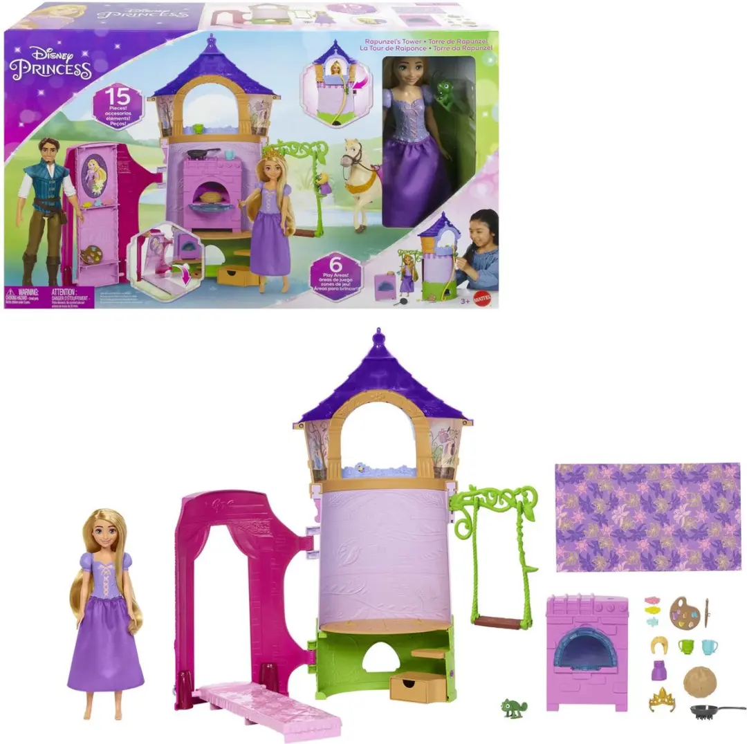 Disney Princess Rapunzel's Toren - Blauw - afbeelding 5 van 6