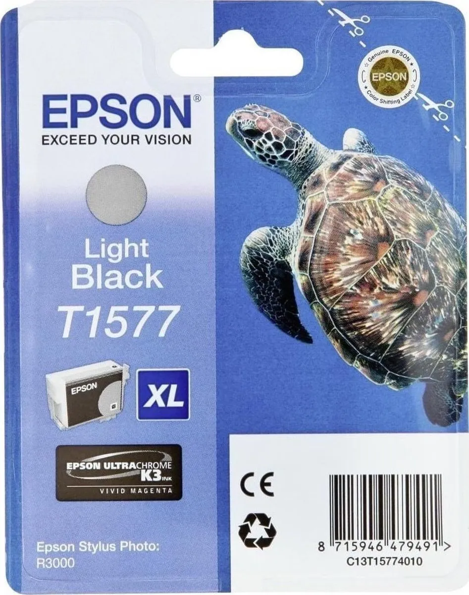 Epson T1577 Licht Zwart Inktcartridge - 23.000 pagina's