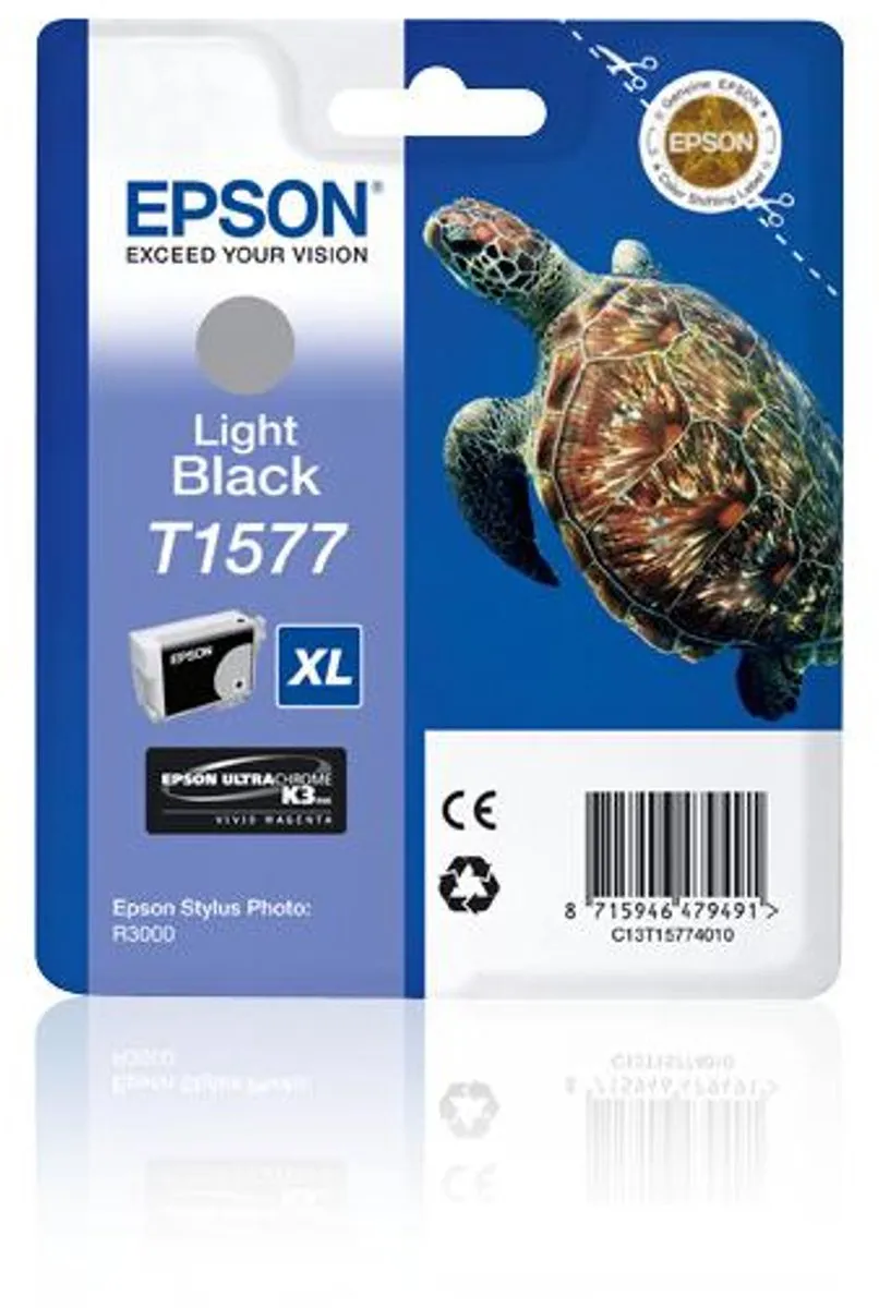 Epson T1577 Licht Zwart Inktcartridge - 23.000 pagina's