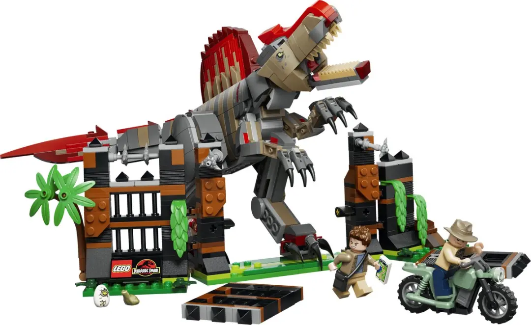 LEGO Jurassic World Spinosaurus 77982 - 820 Stukken - Meerkleurig