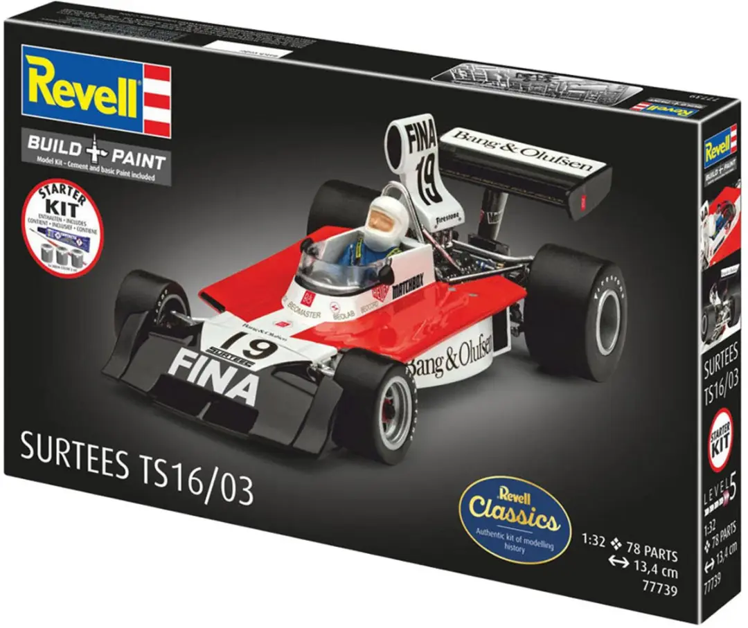 Revell 77739 Surtees TS16/03 Formule 1 Modelbouwpakket 1:32 - Multi