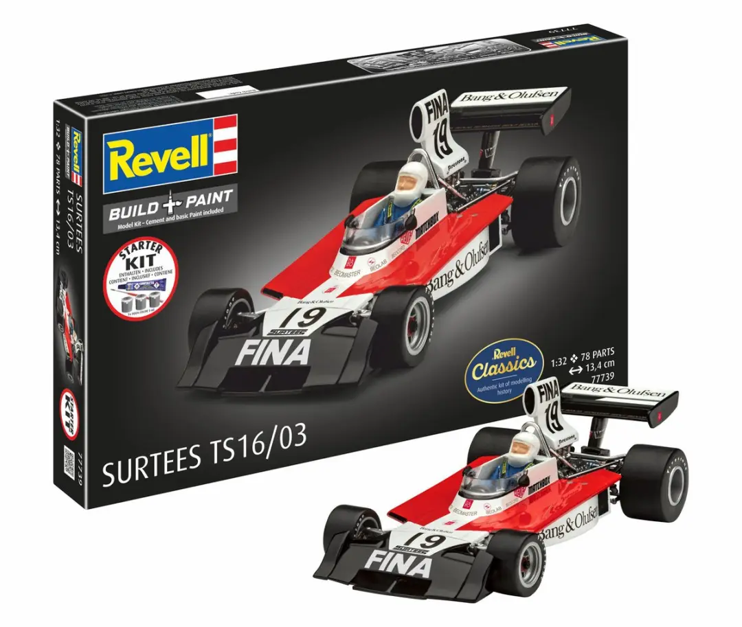 Revell 77739 Surtees TS16/03 Formule 1 Modelbouwpakket 1:32