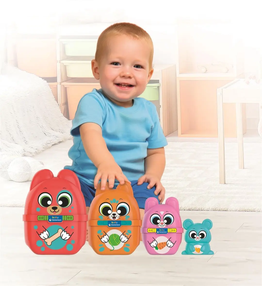 Clementoni Baby Activity Matroesjka Stapelbekers - Multikleur