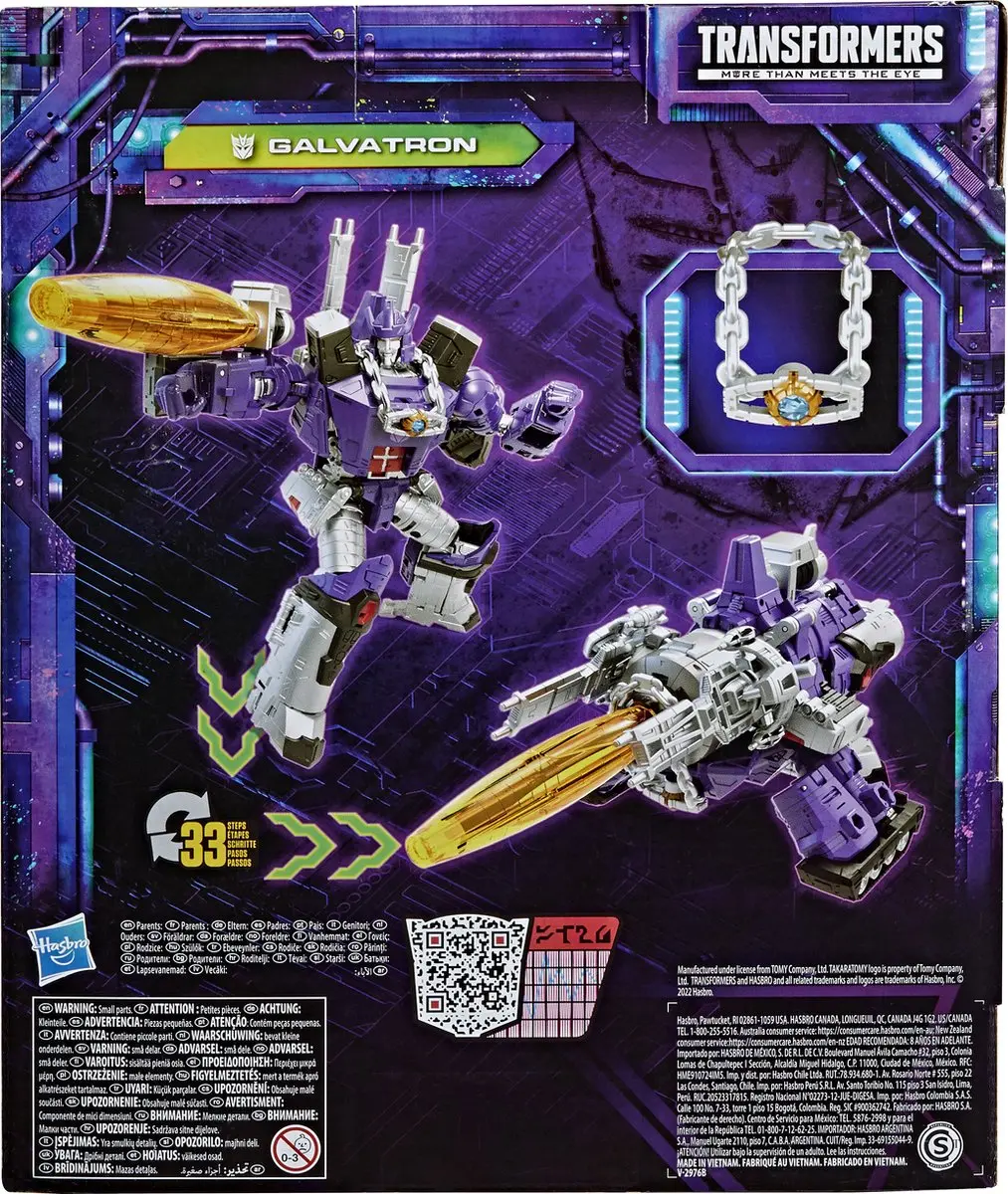 Transformers Legacy Generations Leader Galvatron Speelfiguur F35185X0