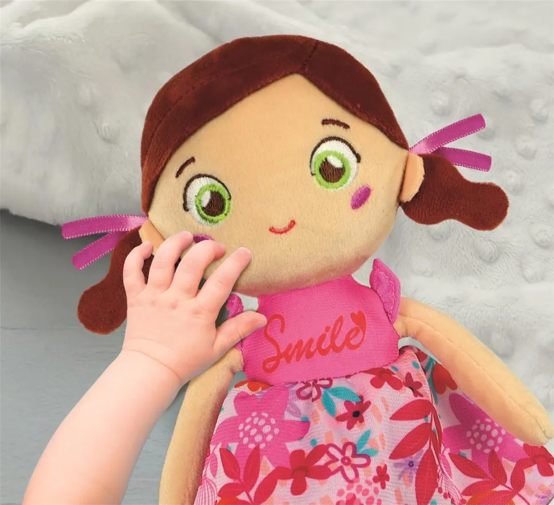 Clementoni Baby Soft Doll Pink Lilly Knuffelpop - Multikleur