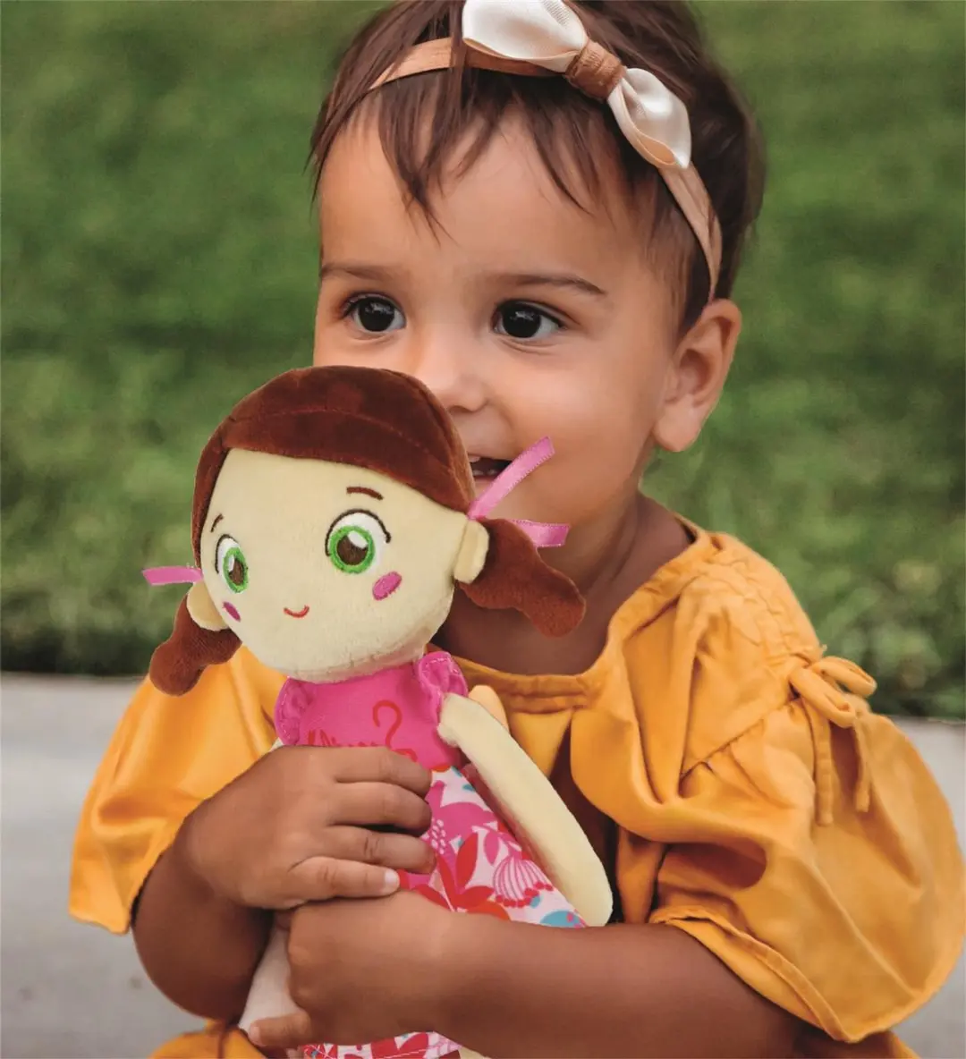 Clementoni Baby Soft Doll Pink Lilly Knuffelpop - Multikleur