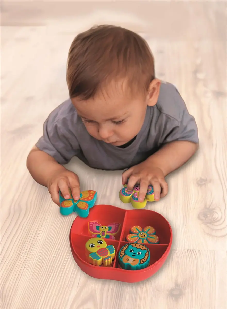 Clementoni Baby Basic Activity Kralen en Veters Rijgspeelgoed - Multikleur - afbeelding 6 van 6