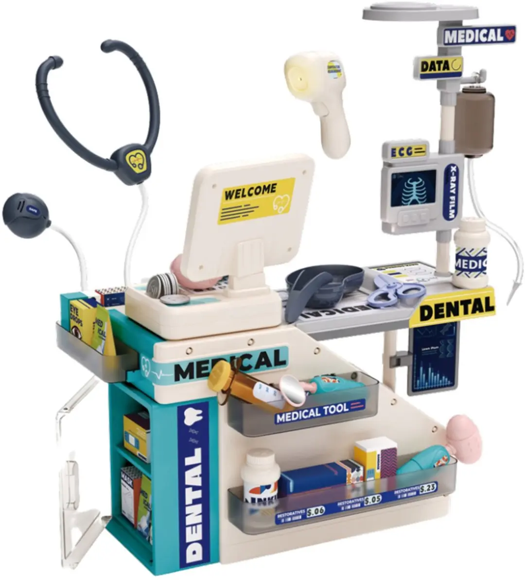 Lean Toys Doktersset Medische Tafel