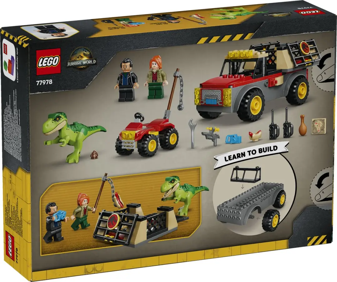 LEGO Jurassic World Jonge T. Rex Transporttruck 77978 - 115 Stukken - afbeelding 6 van 6