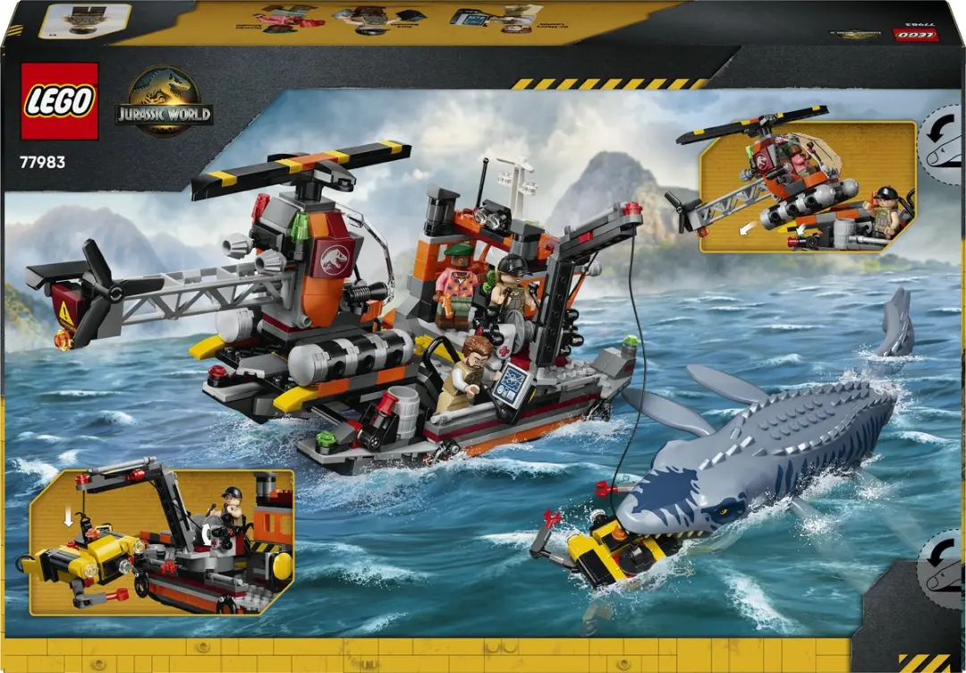 LEGO Jurassic World Mosasaurus Bootaanval 77983 - 703 Stukken