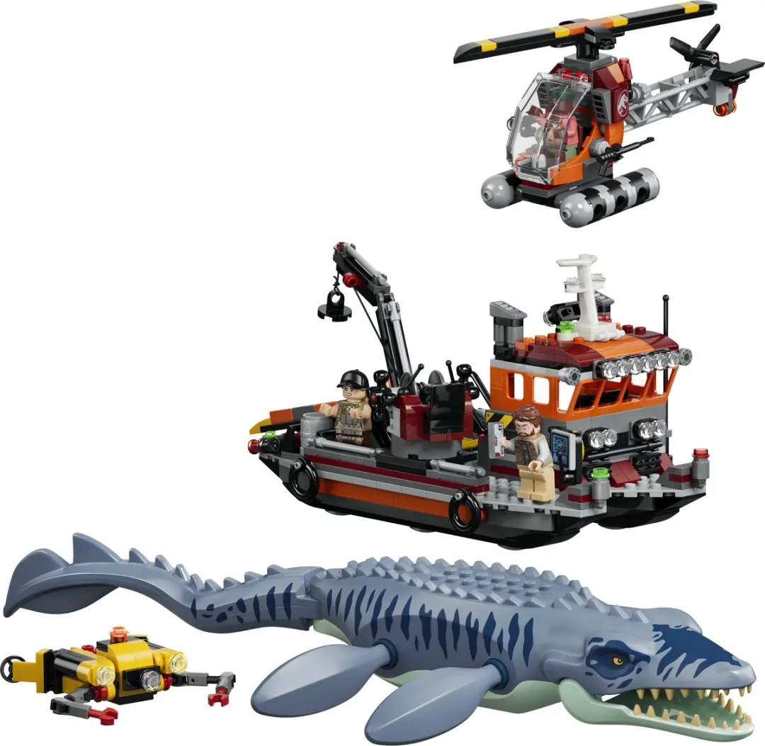 LEGO Jurassic World Mosasaurus Bootaanval 77983 - 703 Stukken
