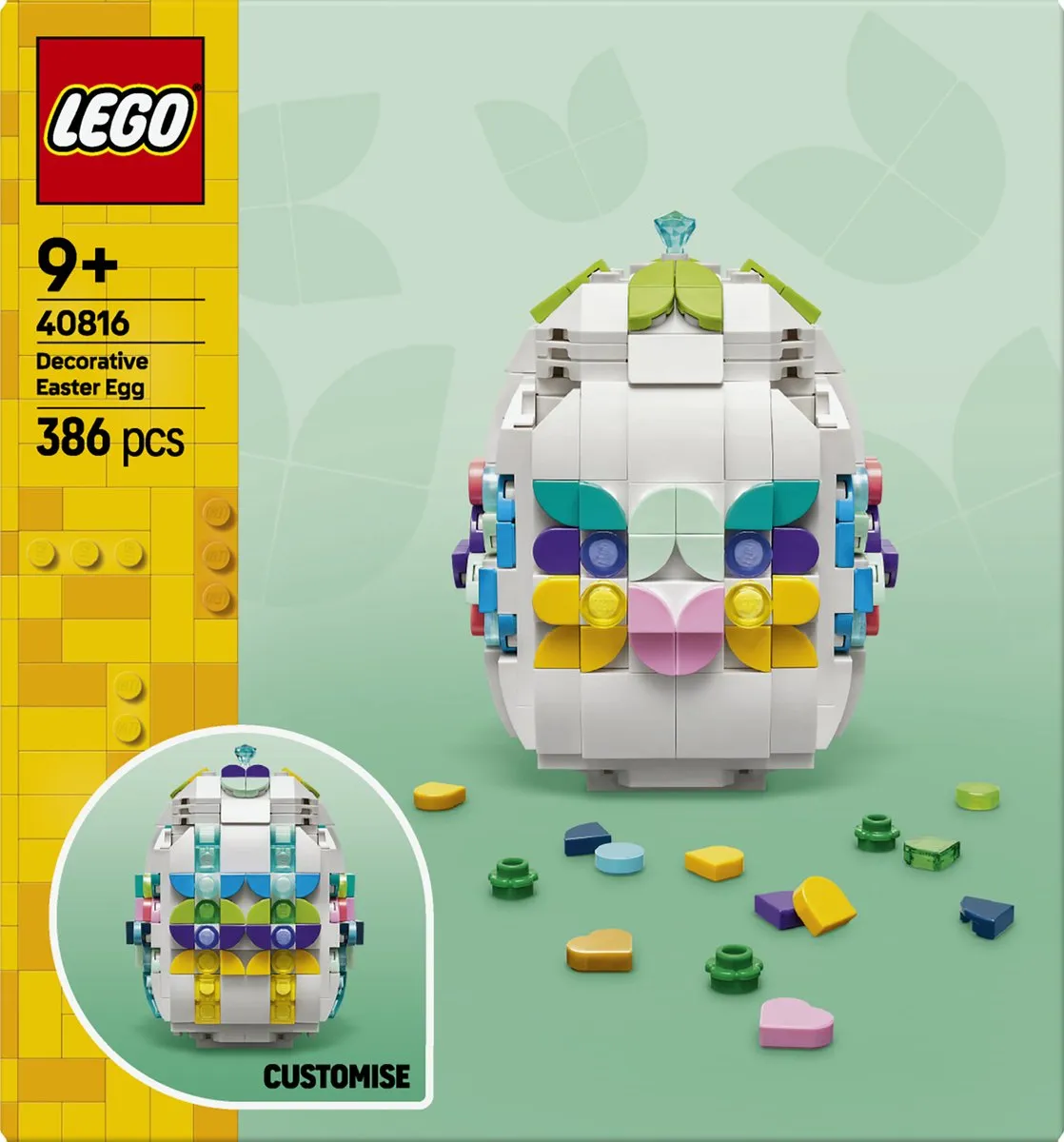 LEGO Classic Pasen 40816 - Paasei Versieren - 386 Stukken