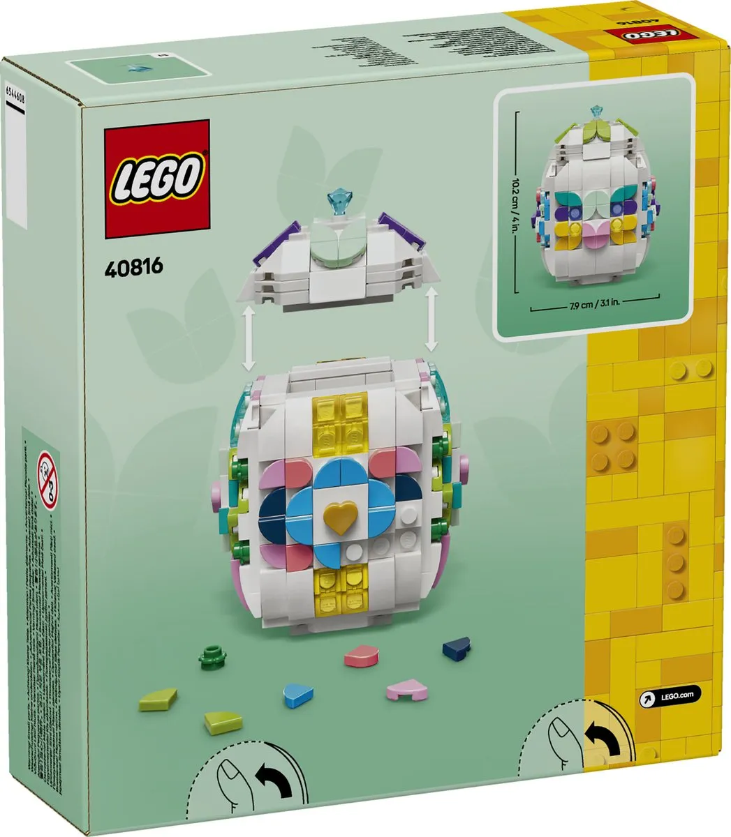 LEGO Classic Pasen 40816 - Paasei Versieren - 386 Stukken - afbeelding 6 van 6