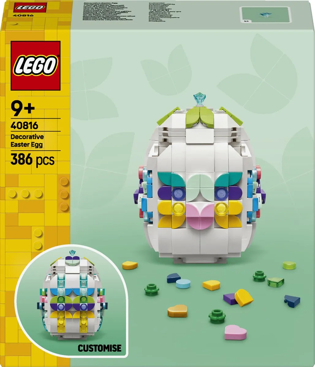 LEGO Classic Pasen 40816 - Paasei Versieren - 386 Stukken
