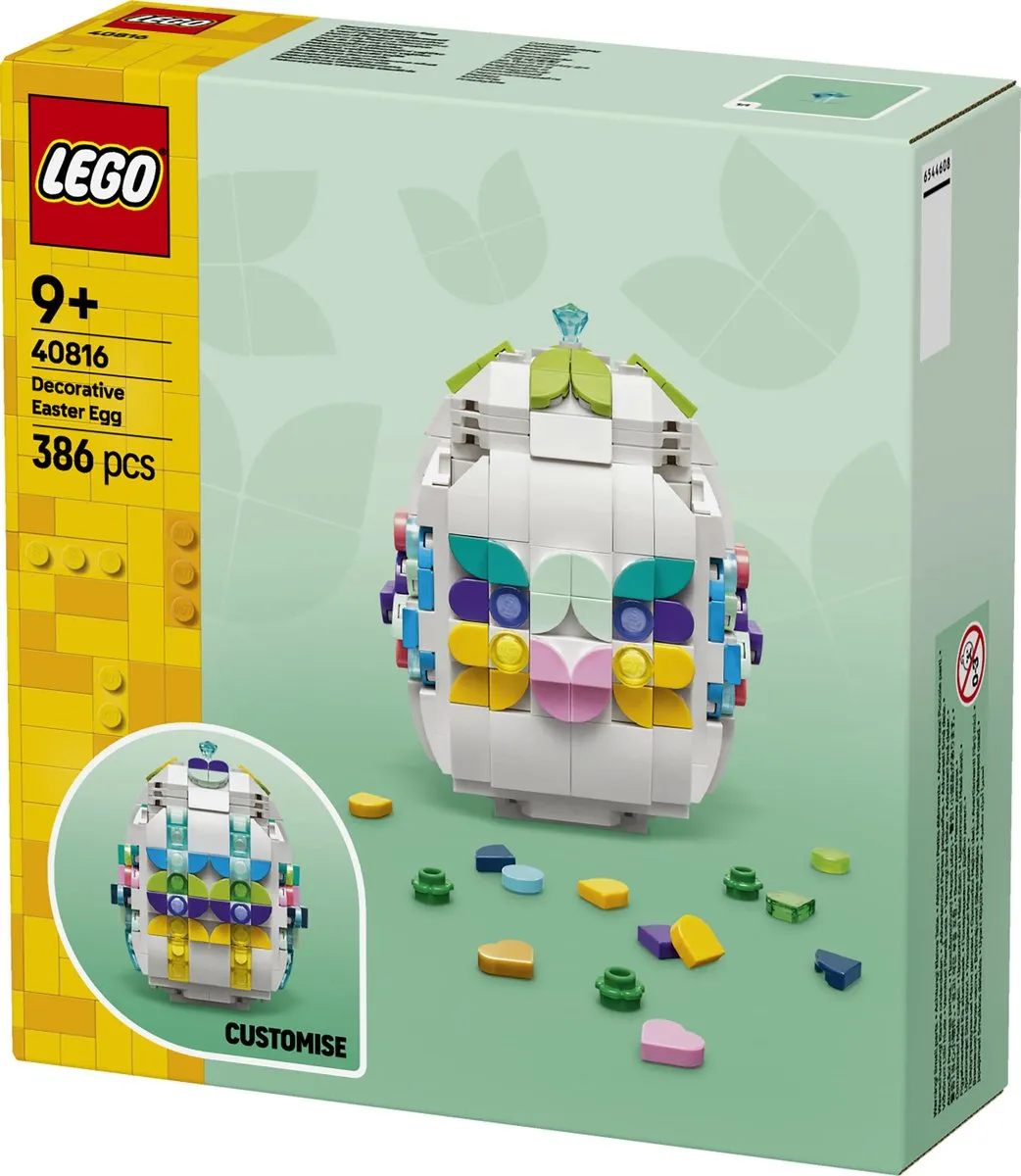 LEGO Classic Pasen 40816 - Paasei Versieren - 386 Stukken