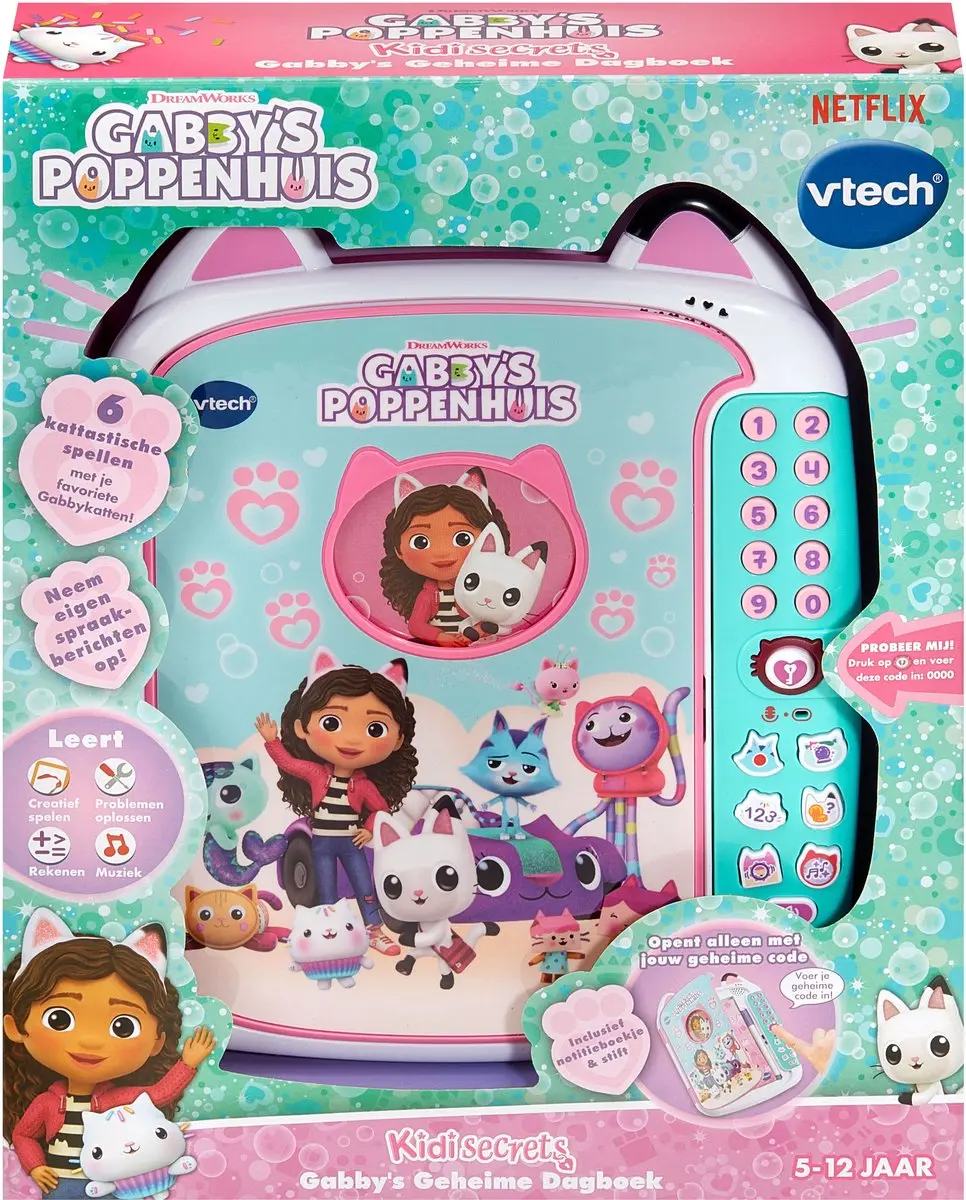 VTech Gabby's Poppenhuis Geheime Dagboek - Meerkleurig