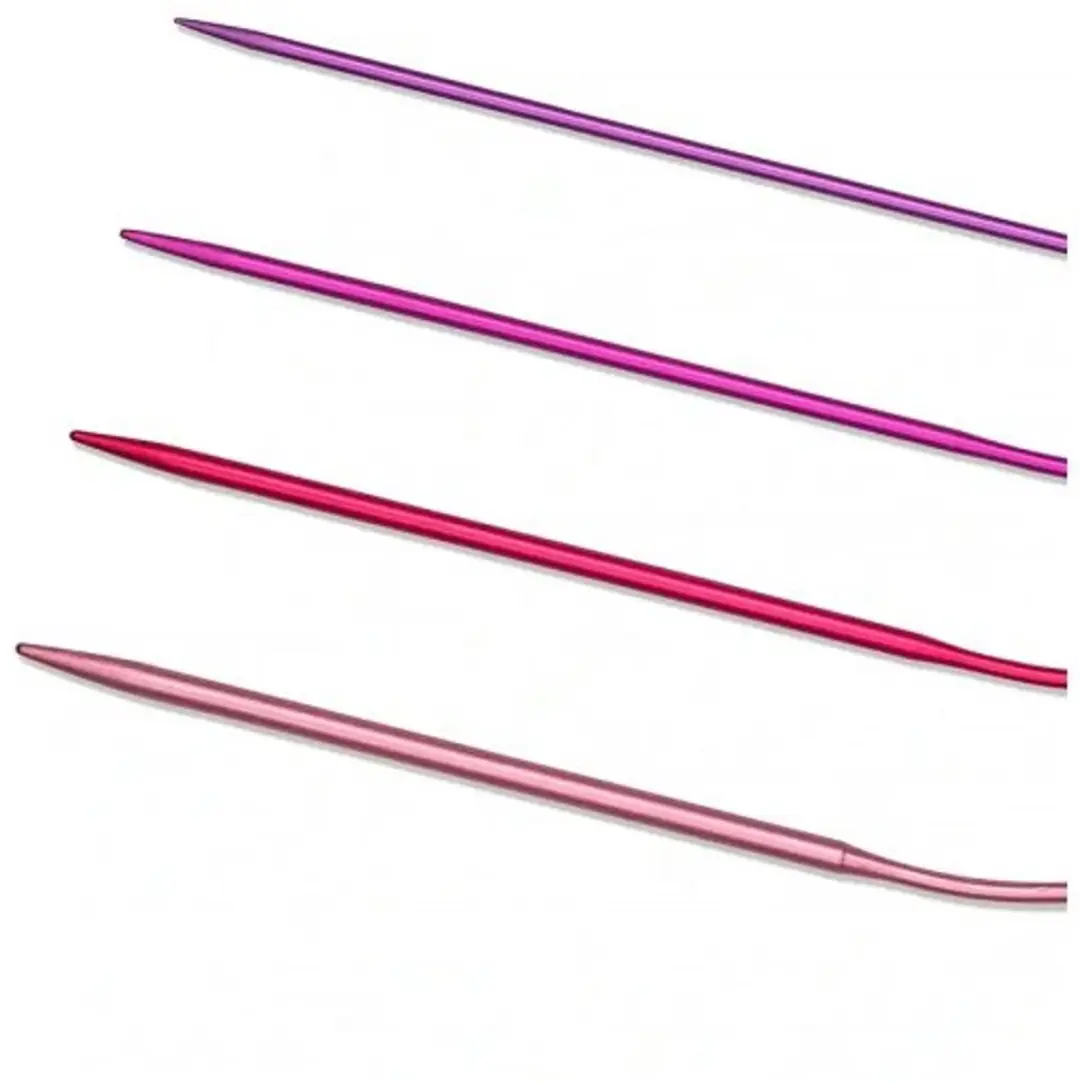 Prym Rondbreinaaldenset 4,5-7mm - 4 Stuks - 80cm - Geel/Groen/Orange/Rood