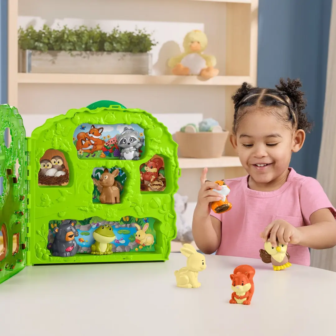 Mattel Little People Bosvrienden Draagkoffer - 1 Stuks - Meerkleurig