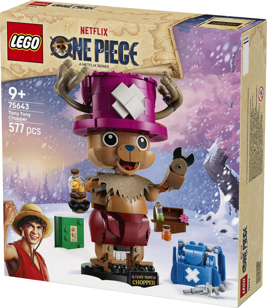 LEGO ONE PIECE Tony Tony Chopper 75643 - 577 Stukken - Meerkleurig