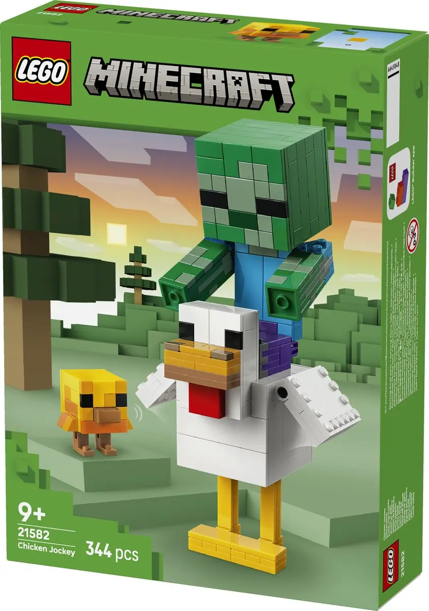 LEGO Minecraft Kipberijder Bouwspeelgoed 21582 - 344 Stukken - Meerkleurig