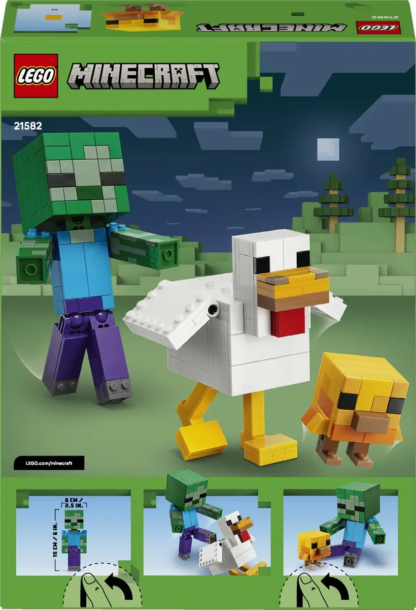 LEGO Minecraft Kipberijder Bouwspeelgoed 21582 - 344 Stukken - Meerkleurig