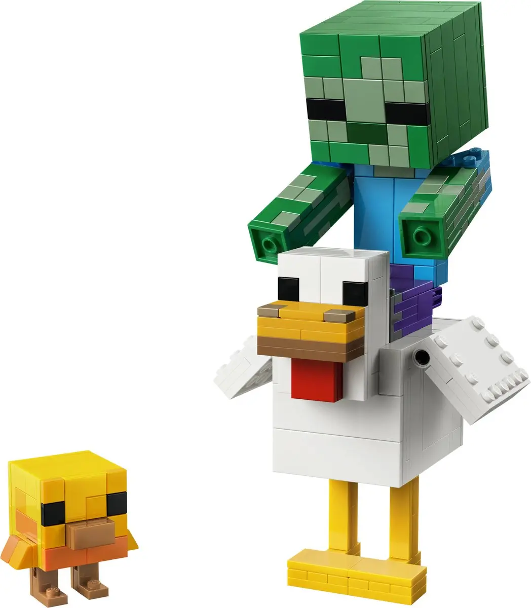 LEGO Minecraft Kipberijder Bouwspeelgoed 21582 - 344 Stukken - Meerkleurig