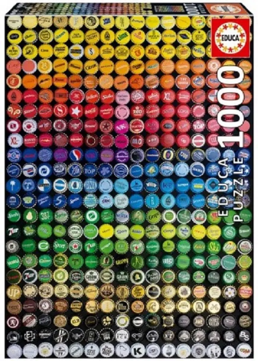 Educa Collage Kroonkurken Puzzel 1000 Stuks - Multicolor