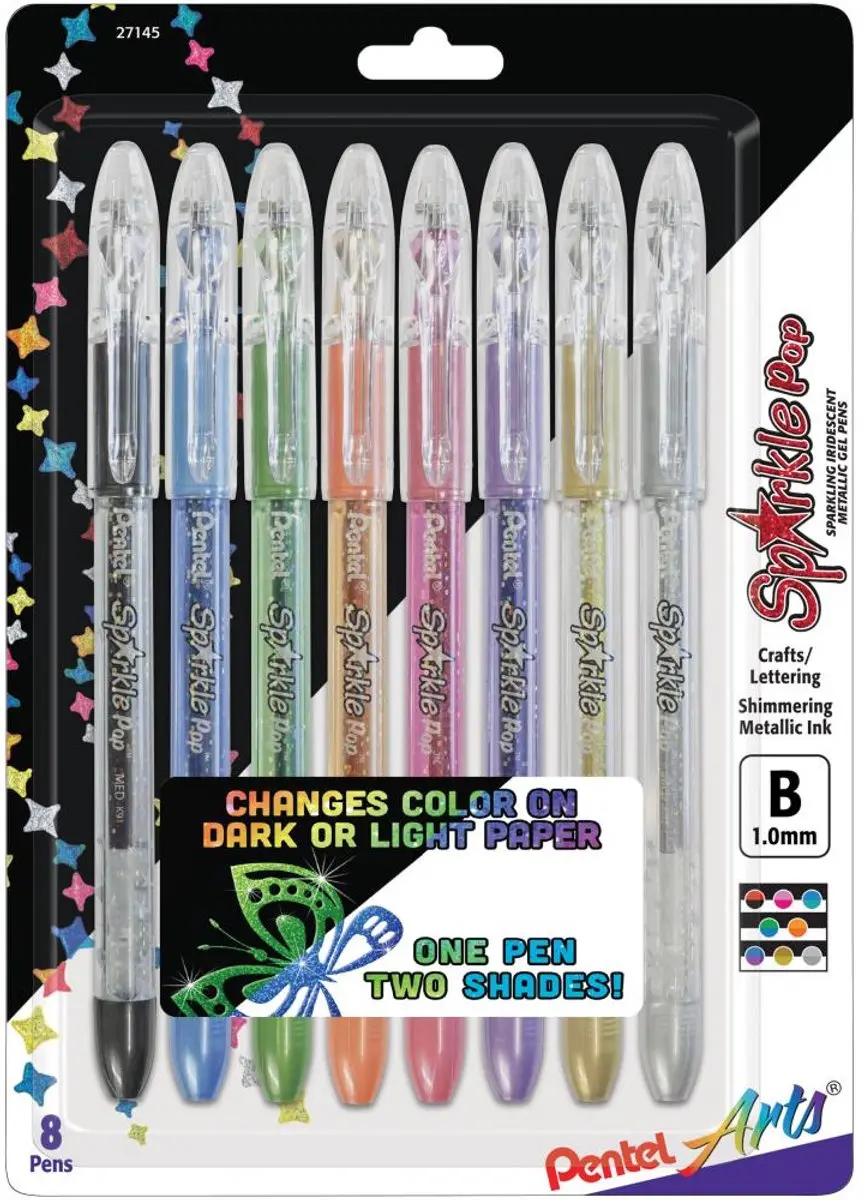 Pentel Sparkle Metallic Gelpennen 1.0mm