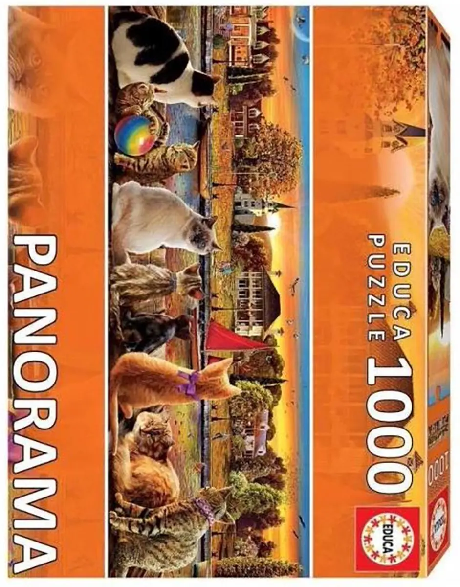 Educa Cats on the Quay 1000 Stuks Puzzle
