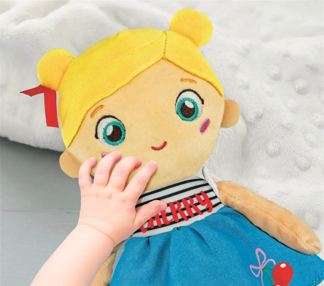 Clementoni Baby Soft Doll Cherry Terry Knuffelpop - Multikleur
