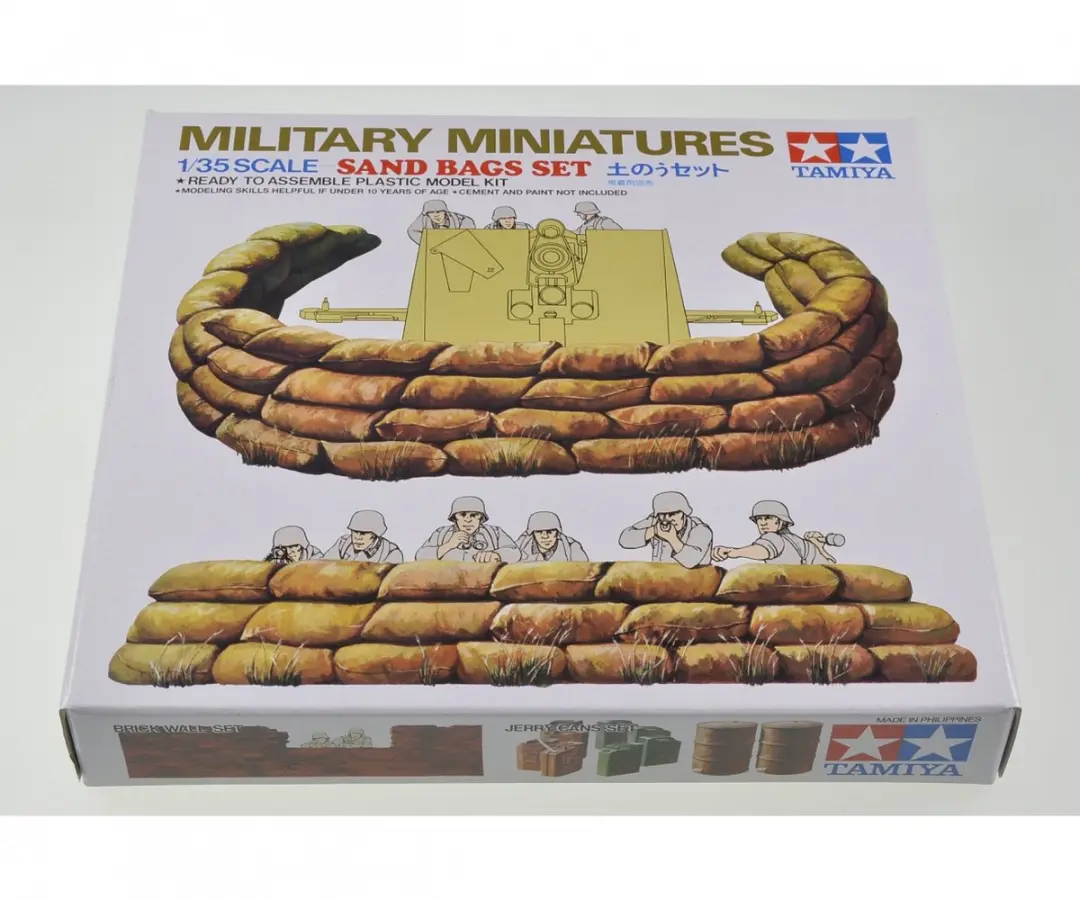 Tamiya 35025 Militaire Voertuigen Zandzakken Modelbouwpakket
