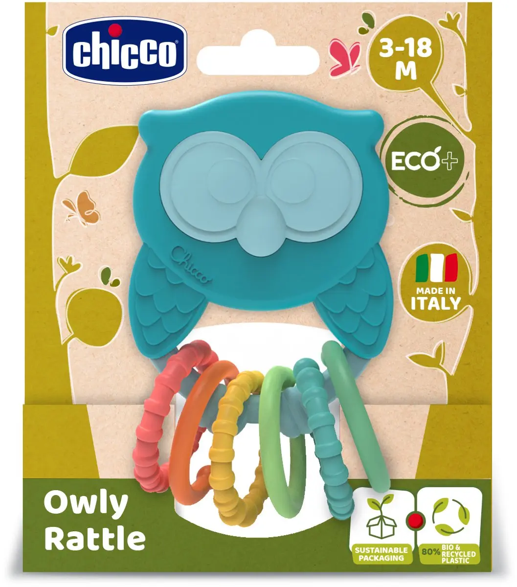 Chicco ECO+ Rammelaar Uil - Multi - afbeelding 6 van 6