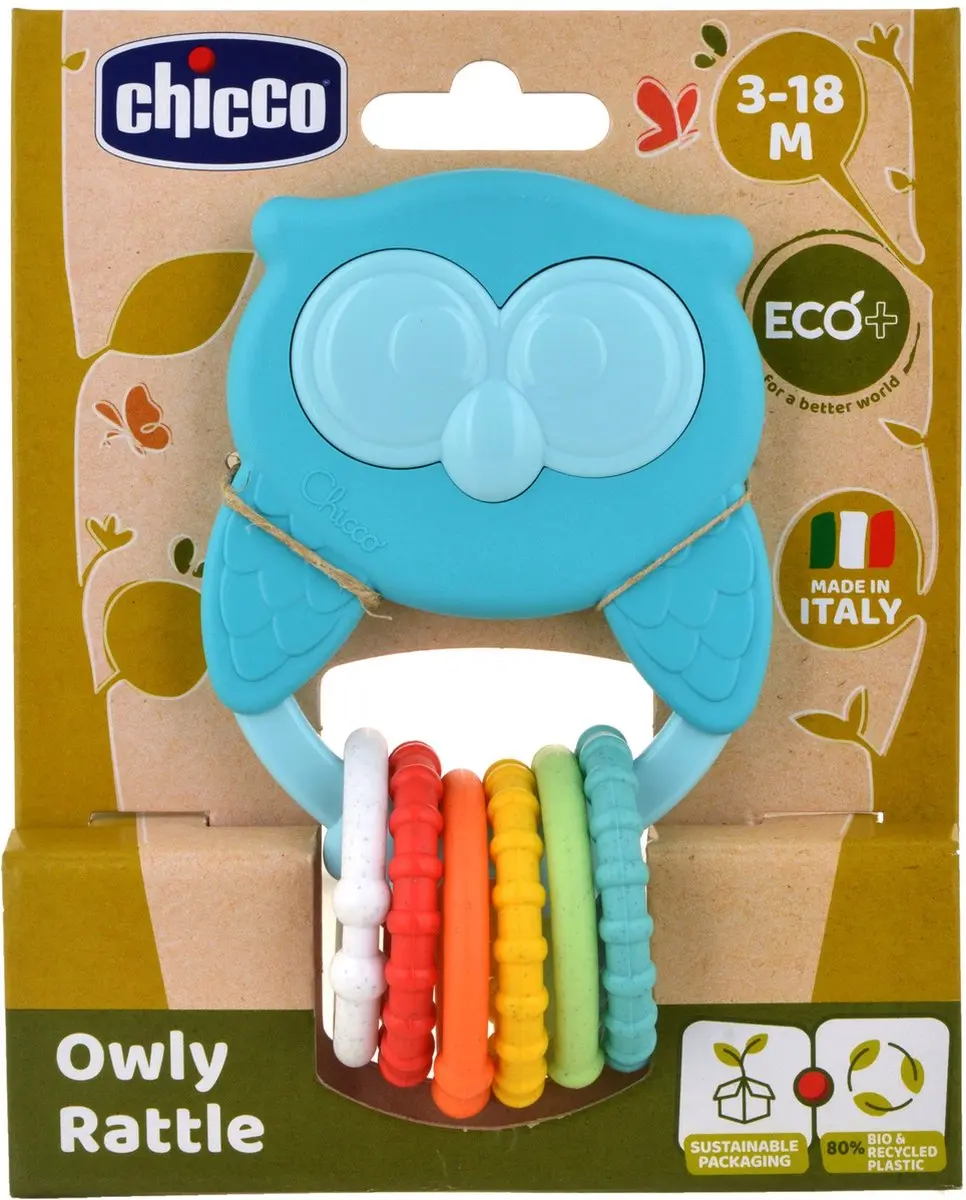 Chicco ECO+ Rammelaar Uil - Multi - afbeelding 5 van 6