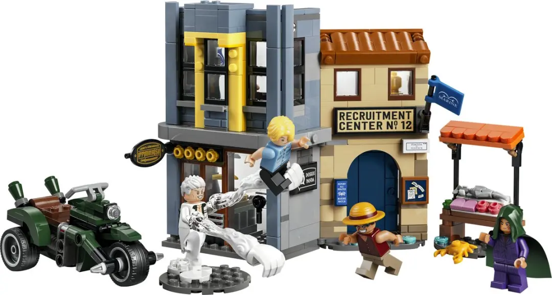 LEGO One Piece Confrontatie Kapitein Smoker 75642 - 547 Stukken