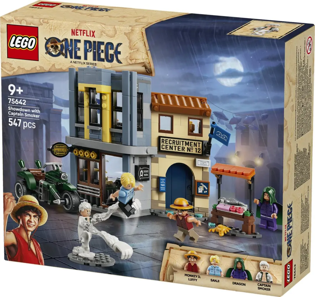 LEGO One Piece Confrontatie Kapitein Smoker 75642 - 547 Stukken