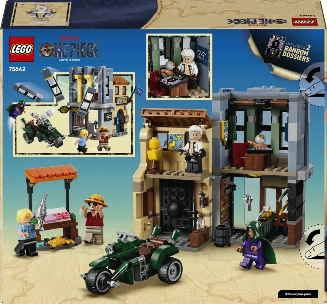LEGO One Piece Confrontatie Kapitein Smoker 75642 - 547 Stukken