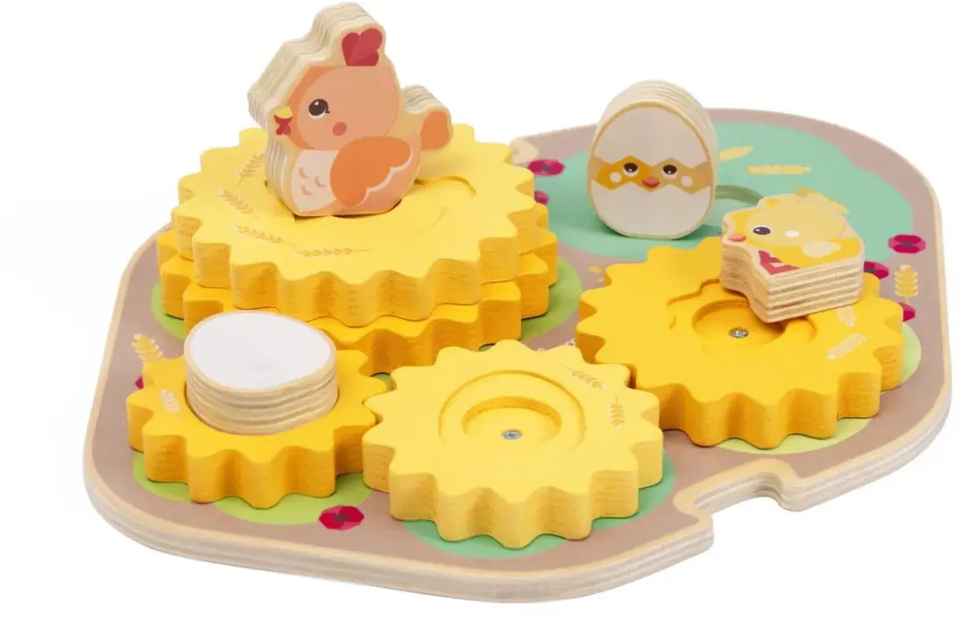 Chicco De Kuikentjes Hooiberg My Wood Friends Montessori Speelset