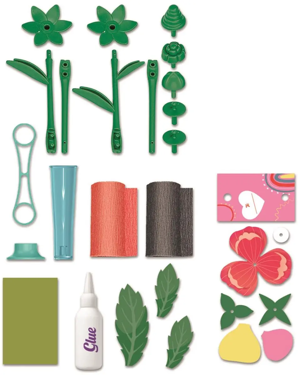 Clementoni Art & Craft Create Your Flowers Poppy - Klaproos Maken Set - 8+