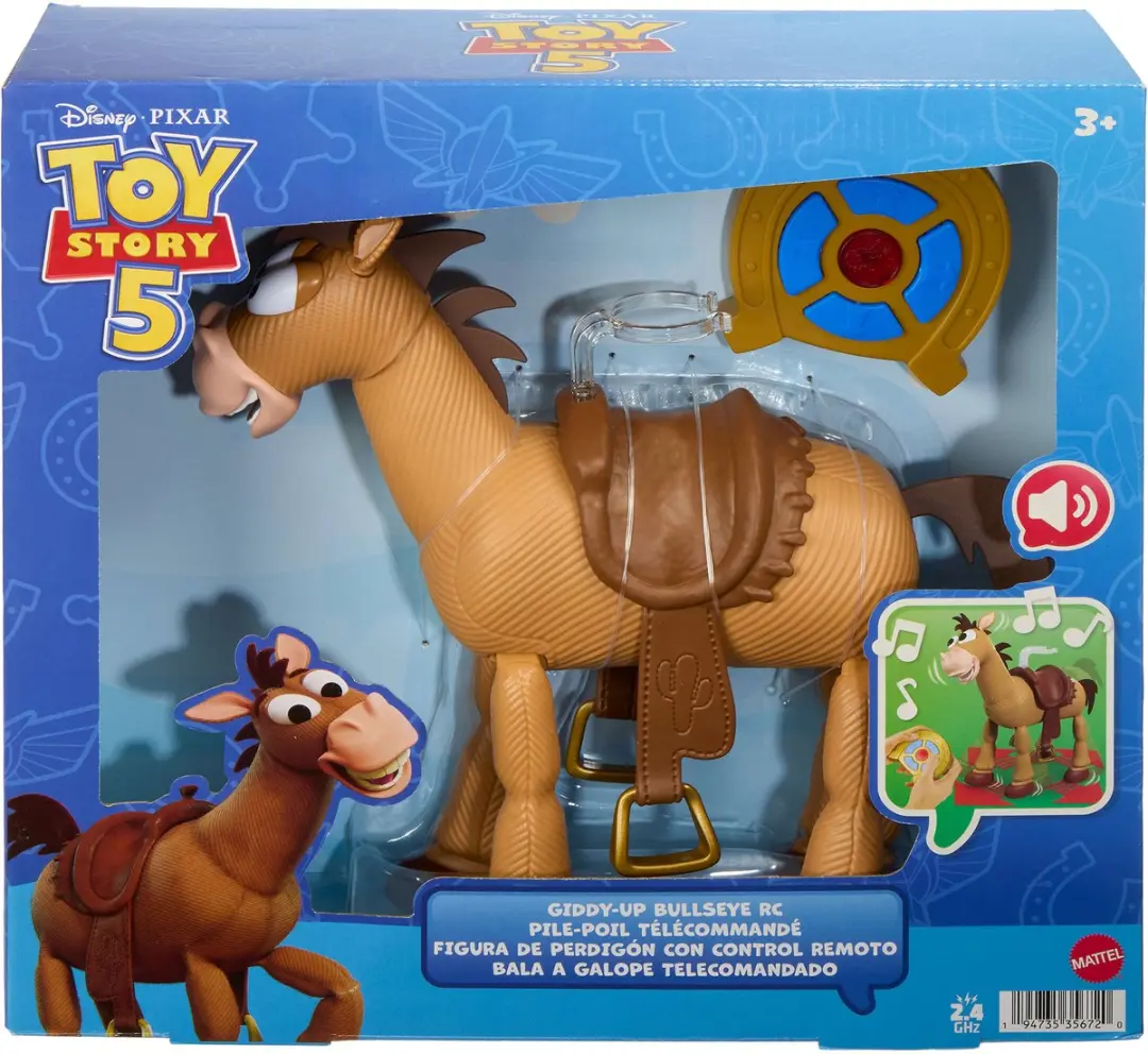 Mattel Disney Pixar Toy Story 5 Giddy-Up Bullebeest RC - Meerkleurig