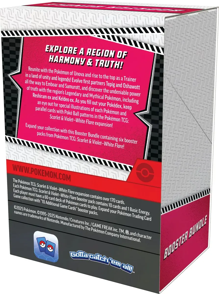 Pokémon TCG Scarlet & Violet White Flare Booster Bundle - 6 Boosters - Engels